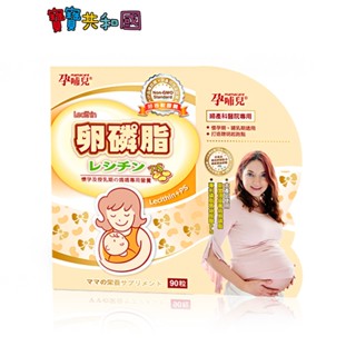 孕哺兒 卵磷脂+磷脂質PS膠囊 90粒 孕哺保健 孕補保健 產後哺乳順暢 日本製造 原廠公司貨 寶寶共和國