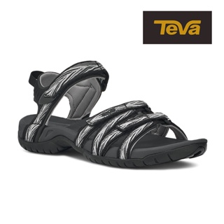 【TEVA】女涼鞋 水陸多功能運動涼鞋/雨鞋/水鞋-Tirra 棕櫚黑/白(原廠)