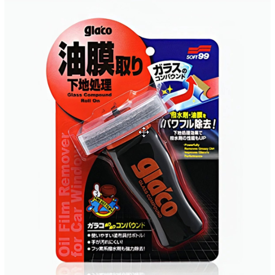 【威能汽車百貨】日本SOFT99 | gla'co 撥水油膜去除劑  車用