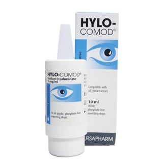 🔝德國製 HYLO-COMOD 明沛隱形眼鏡潤濕液 10ml/瓶 含玻尿酸 無防腐劑