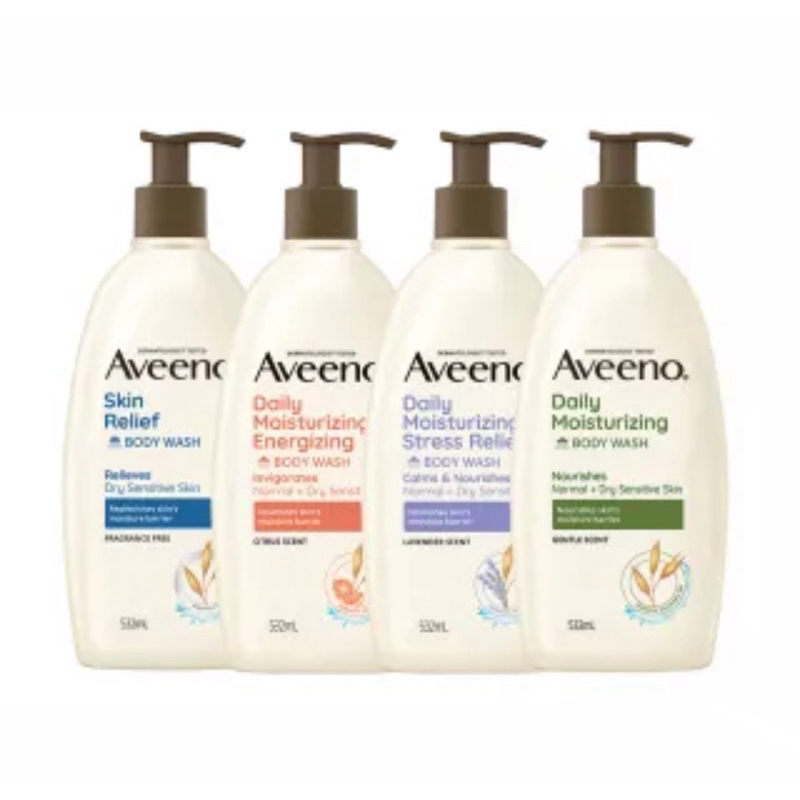 Aveeno 艾惟諾 長效燕麥沐浴露532ml(薰衣草/活力果香/燕麥任選)