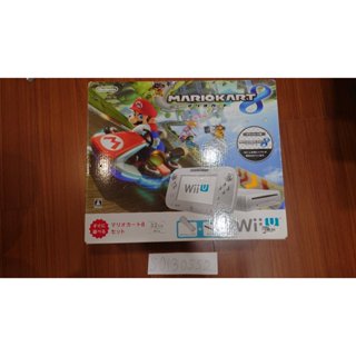 [原廠盒裝]WIIU 主機 32G 白色 附七款遊戲 瑪俐歐賽車同捆機 開機即玩 可相容Wii跟NGC 一代名機值得收藏