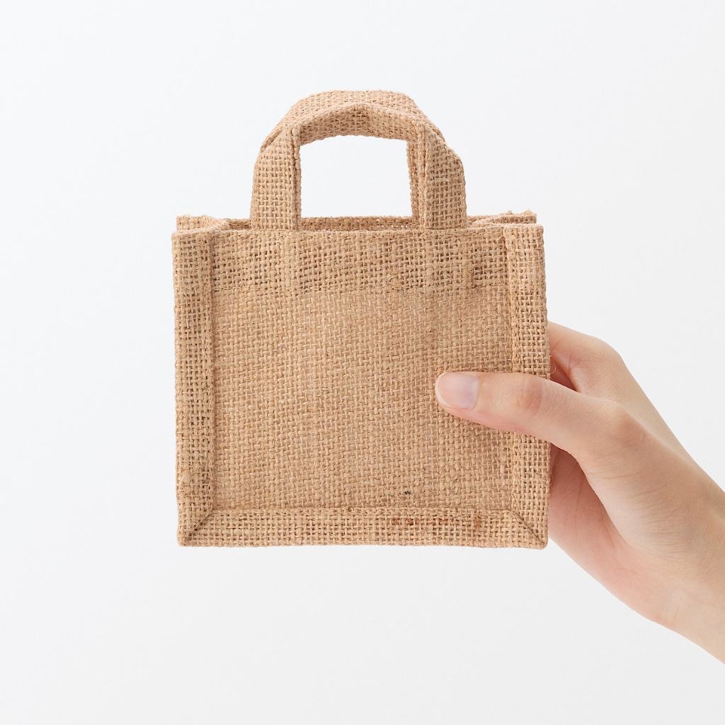 【MUJI 無印良品】 迷你系列 黃麻迷你小提包 黃麻購物袋 小包包 禮物袋 配件包 小禮物 收納包 mini