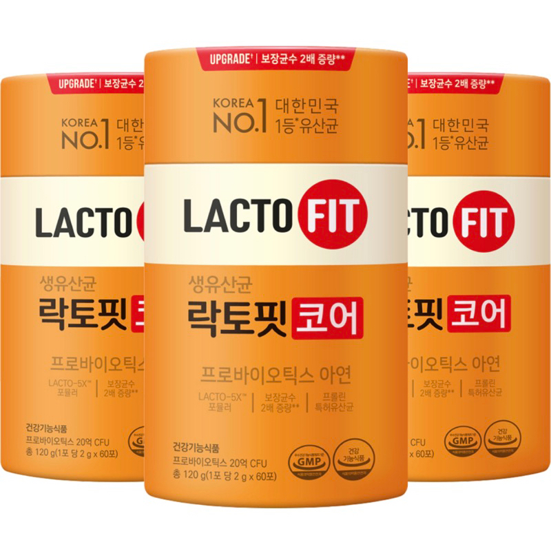 【LACTO-FIT】韓國🇰🇷 鍾根堂 益生菌 成人加強版 5X加強版