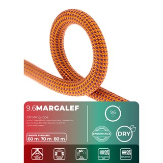 西班牙 FIXE 9.6 MARGALEF 瑪格萊夫 動力繩 室內佳 橙色 60米