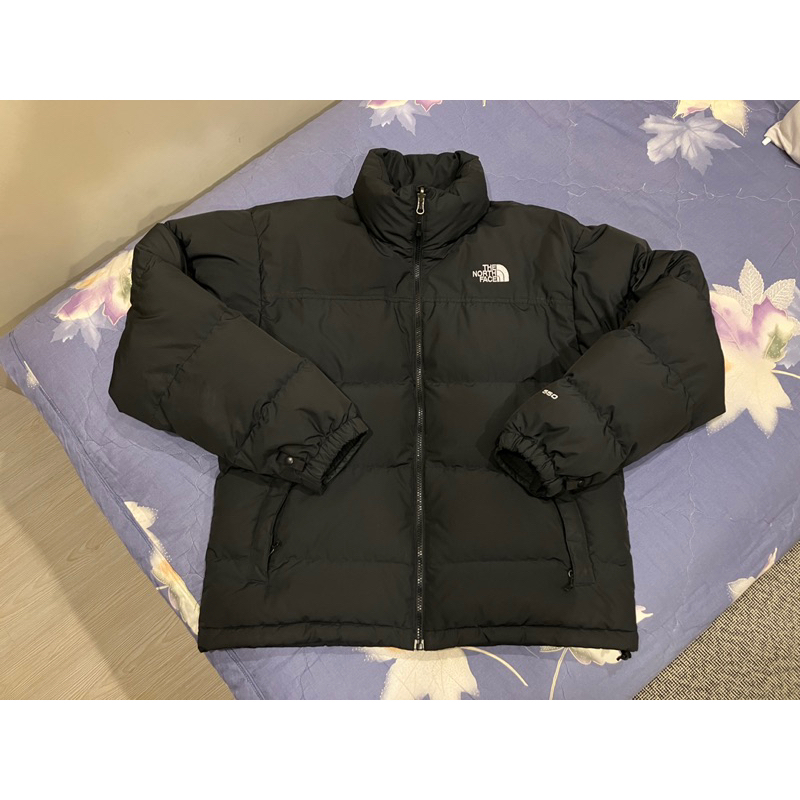 The North Face TNF 550 黑色鵝絨羽絨外套 男款M號