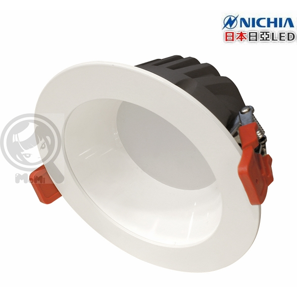 日本 NICHIA 孔10.5cm 8.5cm 防眩光崁燈 內縮極深凹 12W 可改可調光☀MoMi高亮度LED台灣製☀