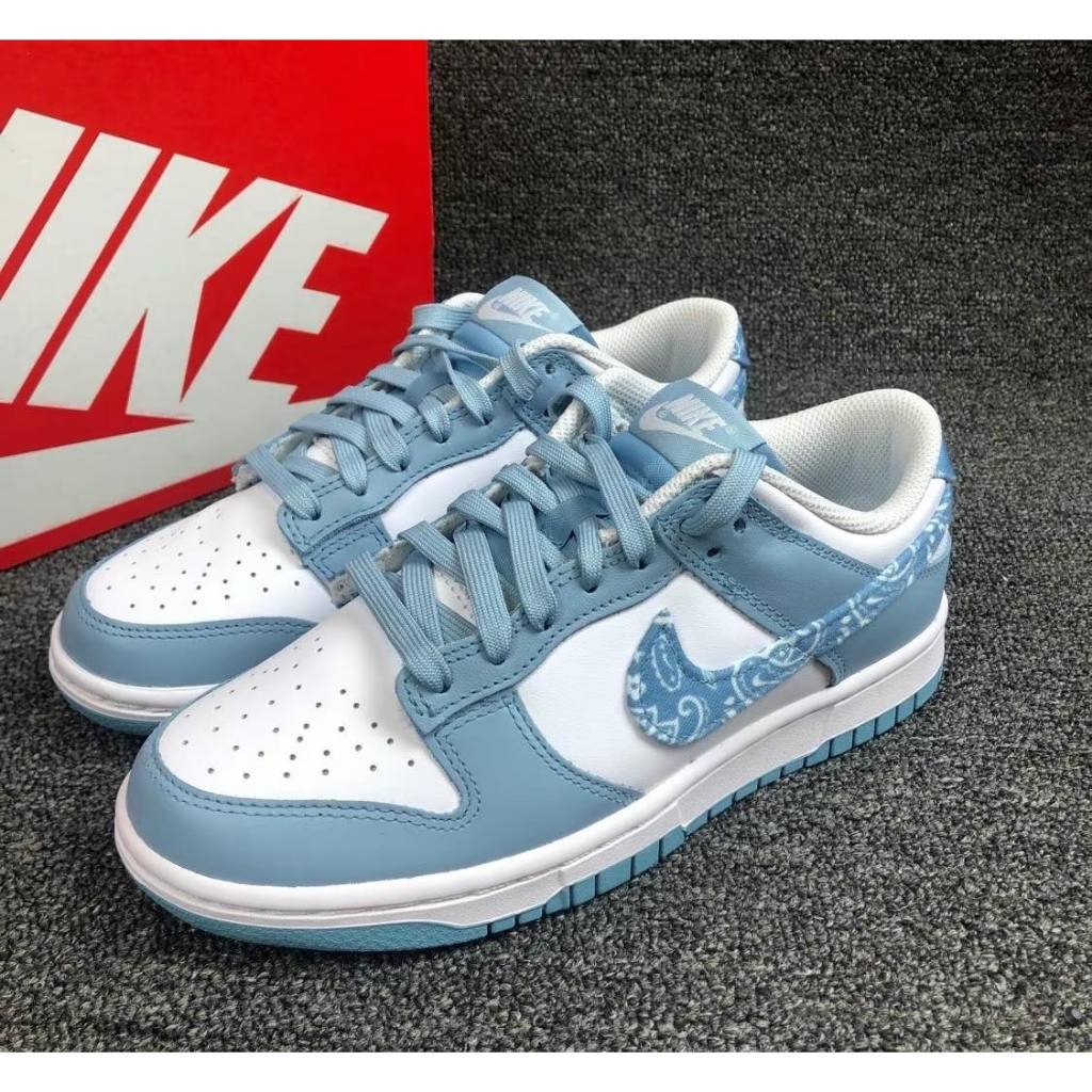 ✤ NIC_Sneakers ✤NIKE DUNK LOW "BLUE PAISLEY"腰果花變形蟲DH4401-101