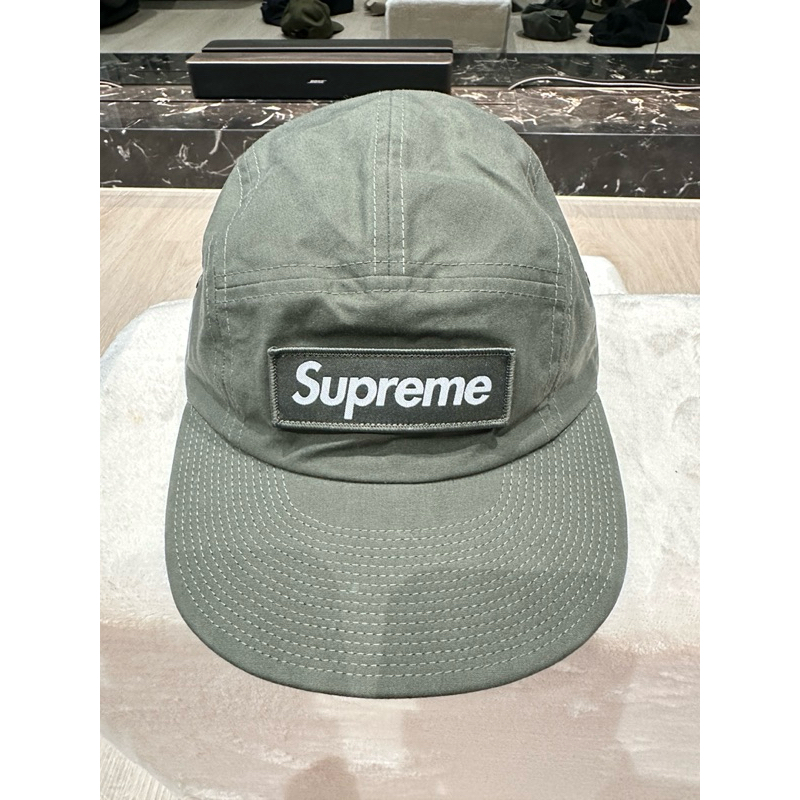 極新Supreme Waxed Cotton Camp Cap【FW23H26】後扣 五分割帽