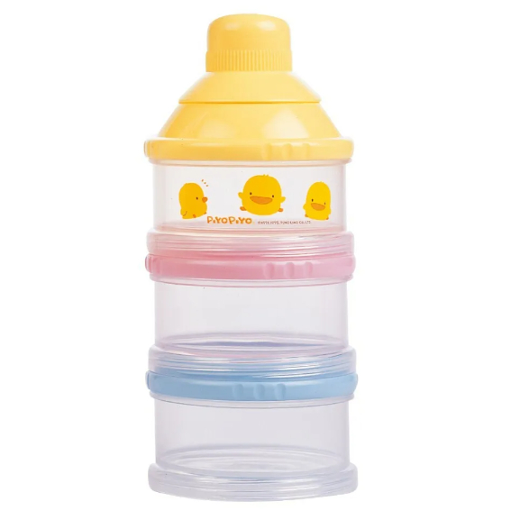黃色小鴨不易漏三層奶粉罐(830369) 奶粉罐 奶粉分裝盒★千寶屋★