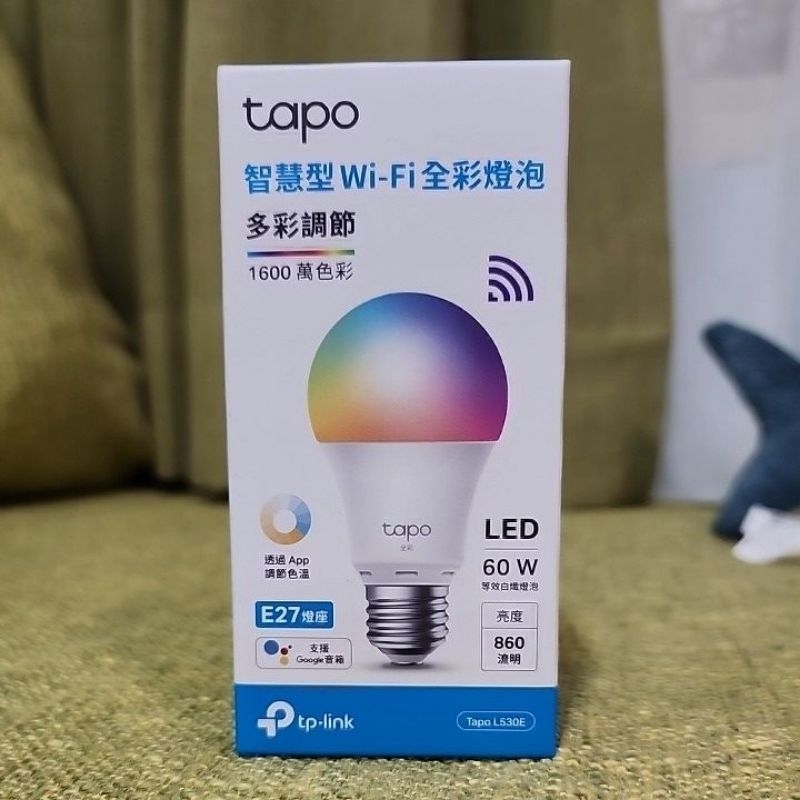 5組 TP-Link Tapo L530E 1600萬色 多彩調節 8.7W 節能LED Wi-Fi 智能智慧燈泡