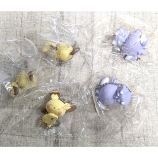 (全新拆售：皮丘) Pokepeace 熟睡公仔吊飾 P2 轉蛋 扭蛋 寶可夢 睡覺 睡眠