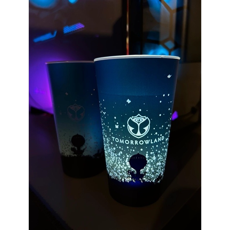 Tomorrowland RedBull LED 發光杯 啤酒杯 飲料杯 調酒 塑膠杯 紅牛 比利時 S2O ULTRA