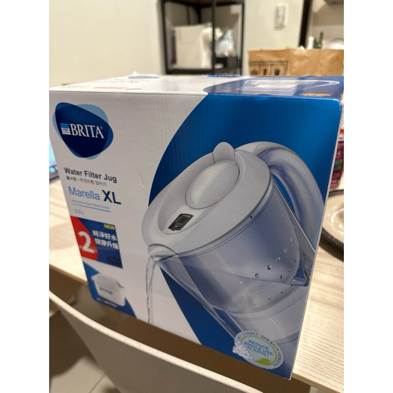 賠售 全新 Brita 濾水壺 Marella XL 3.5公升 內含兩芯