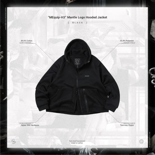 【GOOPiMADE】孤僻 “MEquip-H3” Jacket - Black