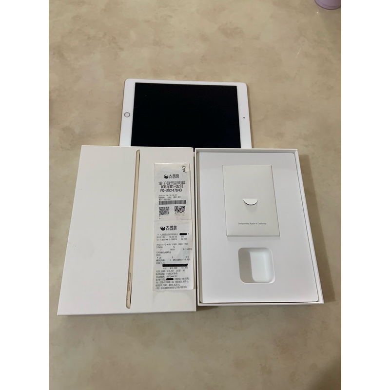 iPad Air 2 16G wifi版 金色 (二手附盒子無變壓器)