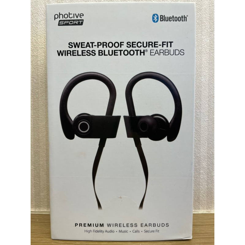 photive sport 藍芽無線運動耳機 防汗防水戶外型運動耳機 安全貼合型 防掉落 全新 頂規