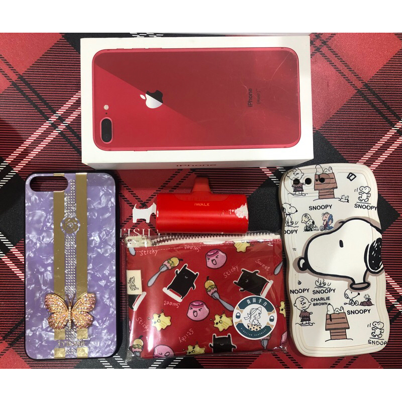🍎Apple iPhone 8Plus I8+ iPhone8 plus i8plus 64G 紅色🍎  🔋88%