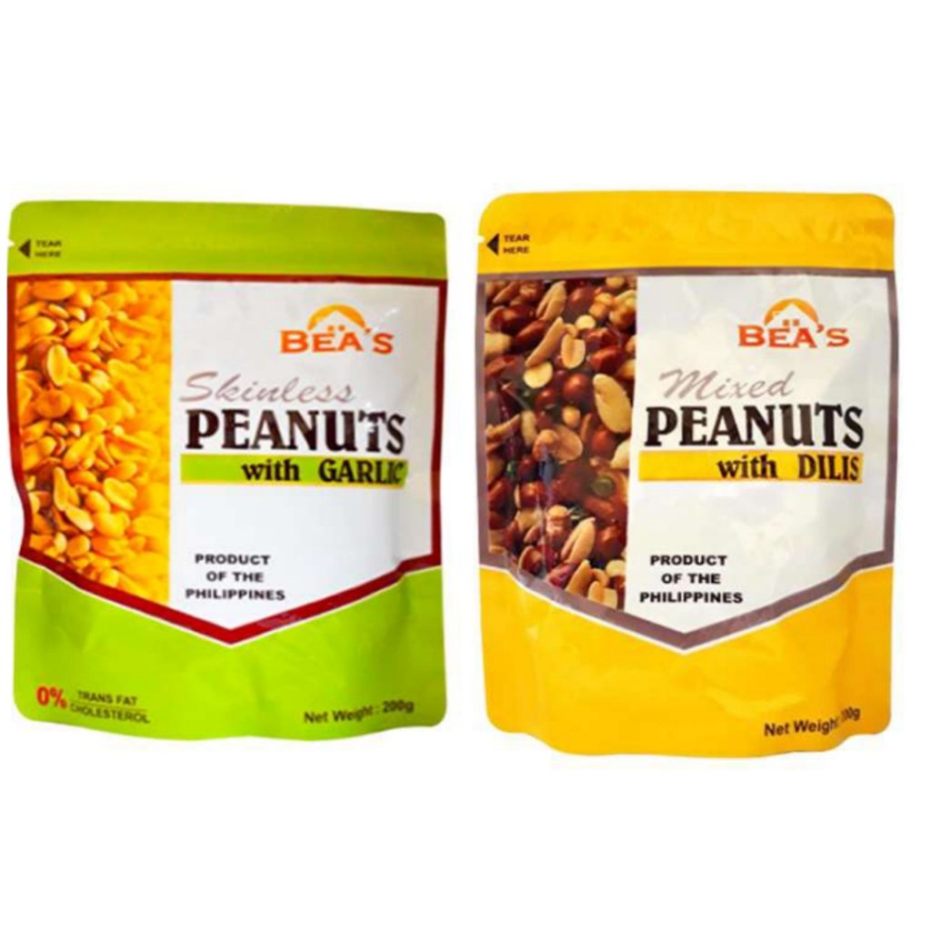 菲律賓 bea's 花生 脫皮 花生 綜合 小魚乾 青豆 dilis peanuts 200g