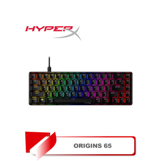 【TN STAR】HyperX ORIGINS 65 機械式電競鍵盤-輕快紅軸/青綠軸/英文版/65%/PBT