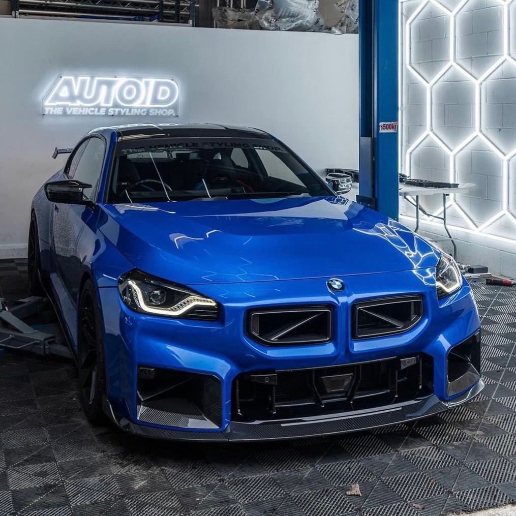 【現貨 / 乾碳】BMW G87 M2 升級 Sooqoo 乾式碳纖維 鼻頭 水箱罩 水箱護罩 熱壓 預浸布 卡夢