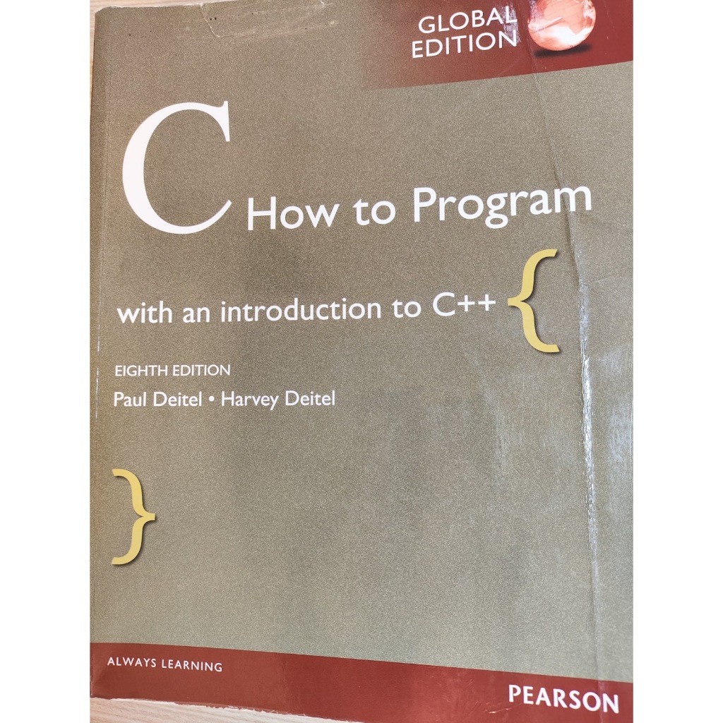 [北大出貨] C How to Program 8/E Pearson