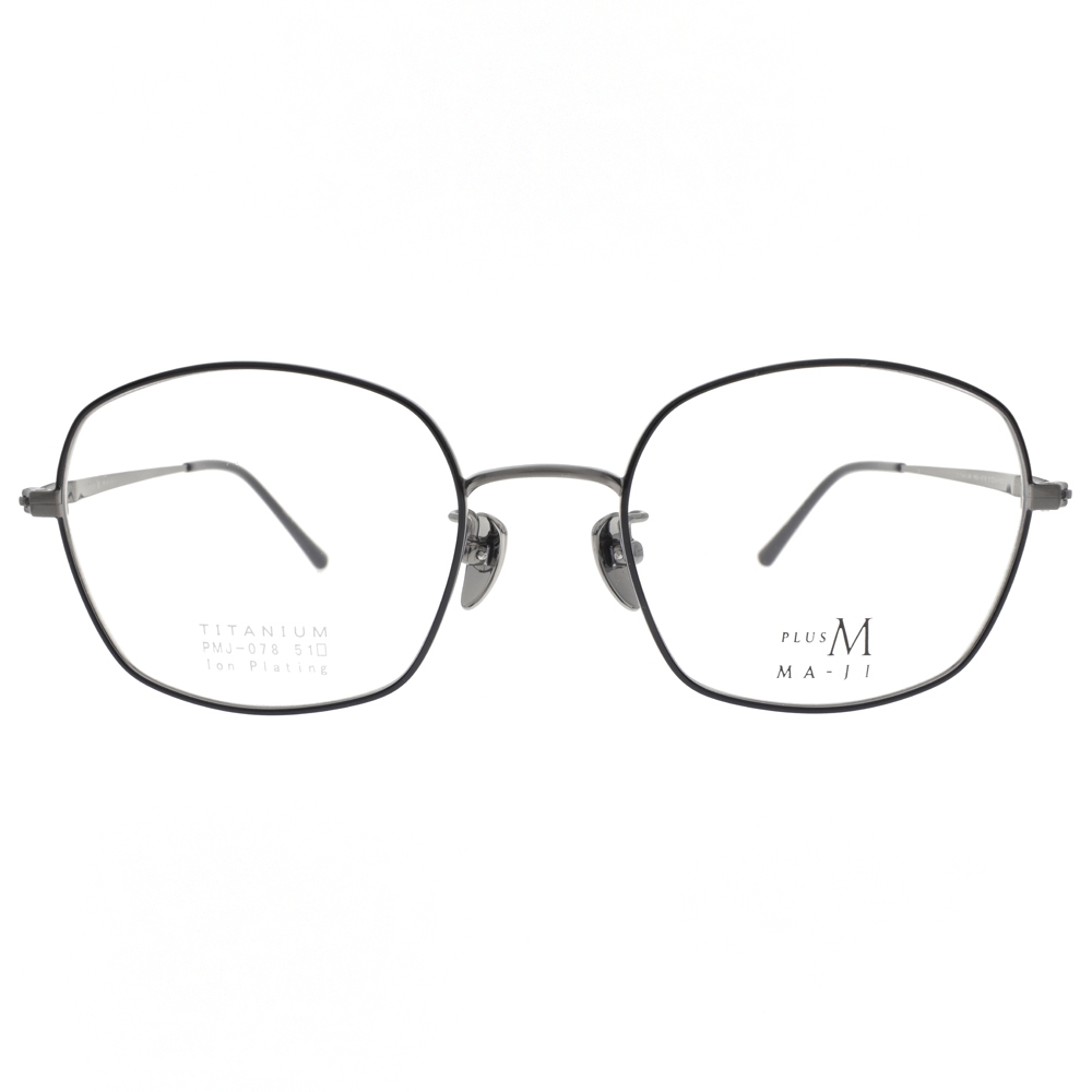 MA-JI MASATOMO 光學眼鏡 PMJ078 C4 復古雕刻多邊款 日本鈦 PLUS M系列 - 金橘眼鏡