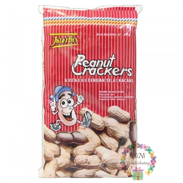 印尼 INTERBIS Peanut Crackers 花生夾心餅乾 330g