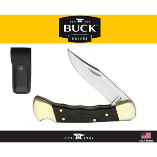 Buck美國巴克折刀指Buck 110 Hunter Ebony指槽版烏木柄420HC鋼 BU0110BRSFG-B