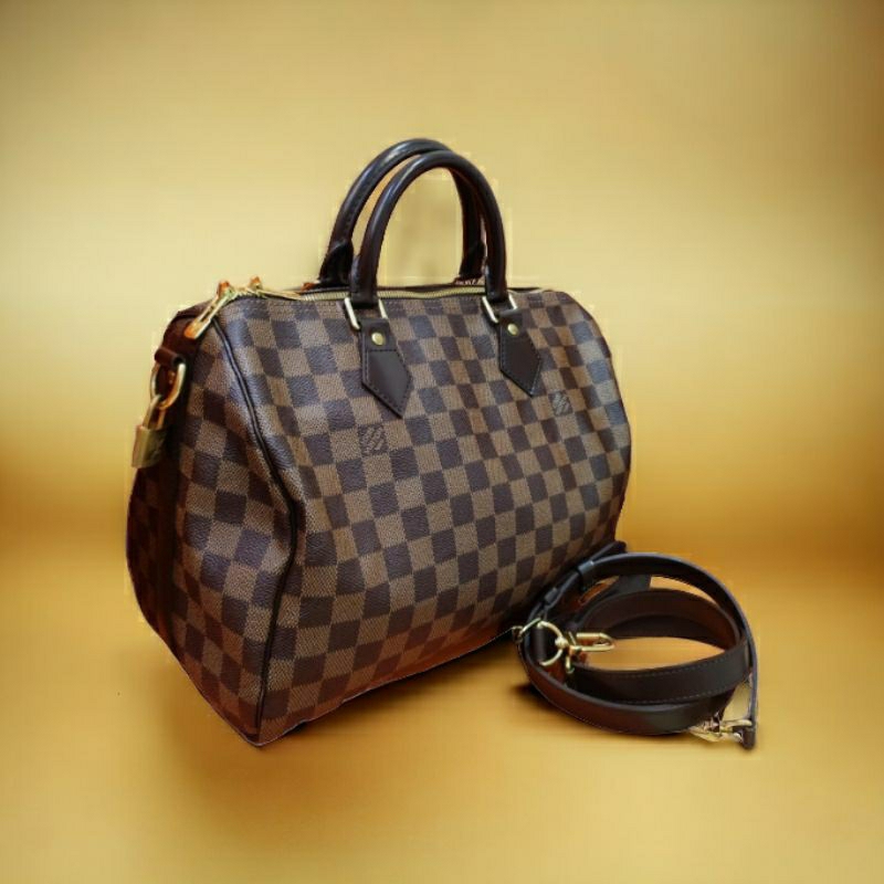 LV speedy 30手提側背包斜背包 波士頓包【保證真品&amp;超低價可刷卡分六期】