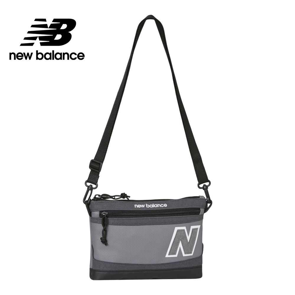 【New Balance】 NB 經典NB休閒小包/斜背包/側背包_中性_灰色_LAB23106CAS