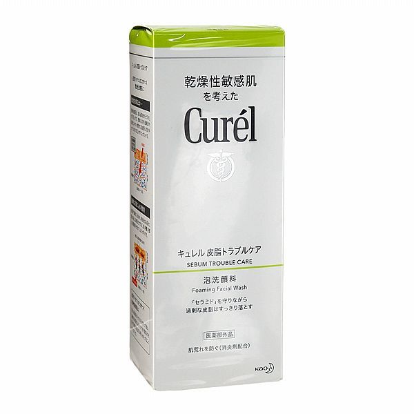 花王 Curel 深層控油保濕洗顏慕絲(150ml)【小三美日】D264336