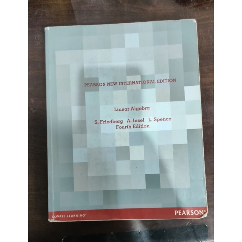 linear algebra friedberg insel spence fourth edition