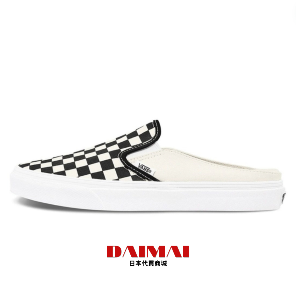 Vans Slip-On Mule 黑白 棋盤格 懶人鞋 穆勒鞋 半拖鞋 休閒鞋 帆布鞋 VN0004KTEO1