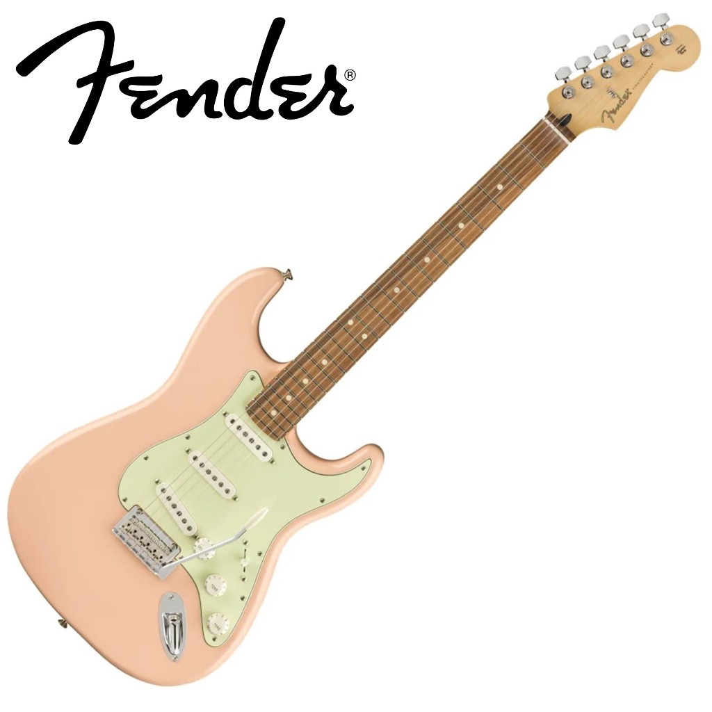 名冠樂器 Fender LTD Player Strat PF SHP 墨廠 限量版 粉紅色 單單單 電吉他