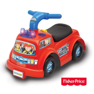 【Fisher price 費雪】little people 消防車騎乘玩具 兒童玩具 玩具 消防車 汽車