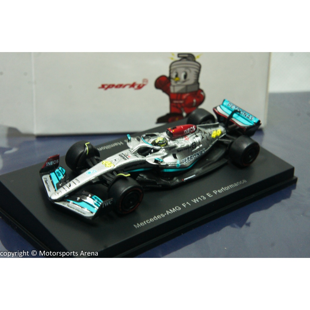 【特價現貨】1:64 Spark F1 2022 Mercedes AMG W13 Hamilton / Russell