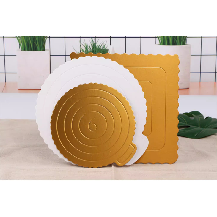 《現貨 附發票》單個/蛋糕底托/蛋糕盒底托/金色圓形 方形 蛋糕盒硬紙托