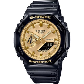 ∣聊聊可議∣CASIO 卡西歐 G-SHOCK 2100八角金屬光手錶 GA-2100GB-1A 開學季禮物