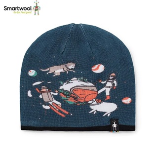 【SmartWool 美國】孩童美麗諾羊毛太空探險Print 毛帽 彩色 L/XL 兒童保暖毛帽 SW016755150