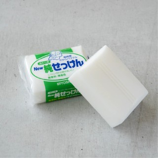日本 MIYOSHI 高純度 洗衣皂 無色素 無香料 家事皂 肥皂 強力去污洗衣皂 190g
