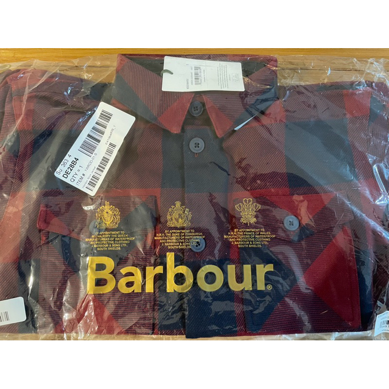 Barbour 襯衫式夾克 Hordon shirt jacket S 號