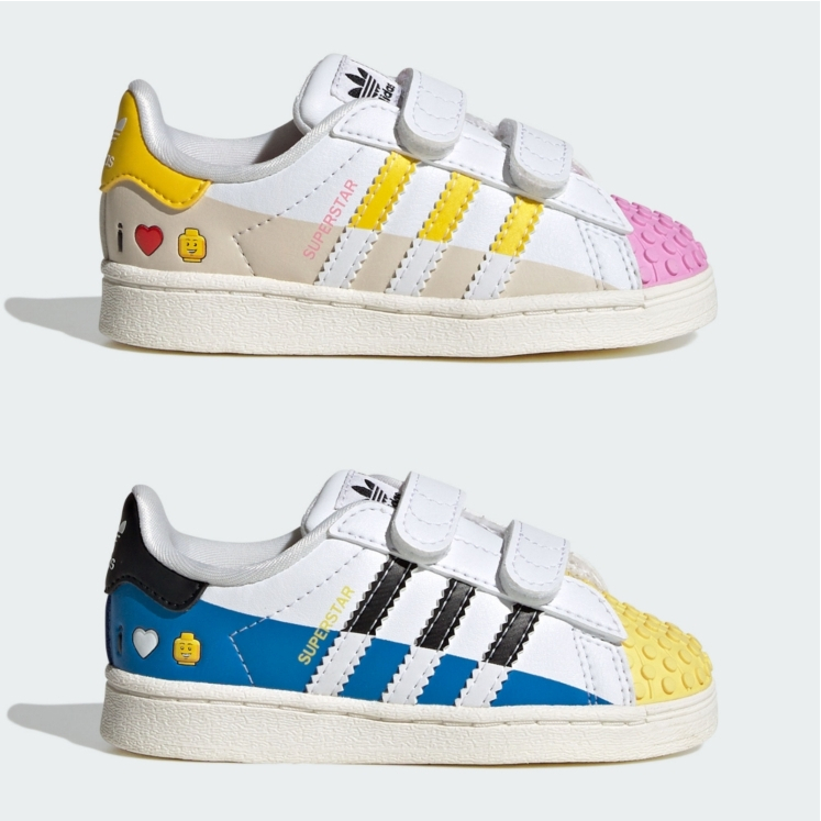 【鞋惡小BUO代購】adidas OG 嬰兒款 LEGO X SUPERSTAR 休閒鞋 IF2912 IF2913