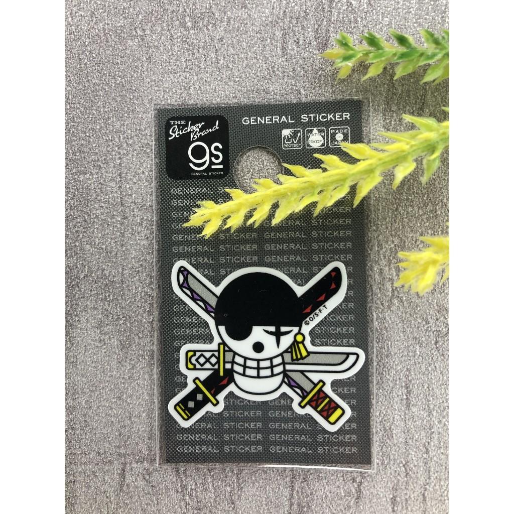 (現貨) 日本製 ONE PIECEx PansonWorks迷你海賊旗系列貼紙 _索隆_海賊王_防水抗光貼紙 日本貼紙