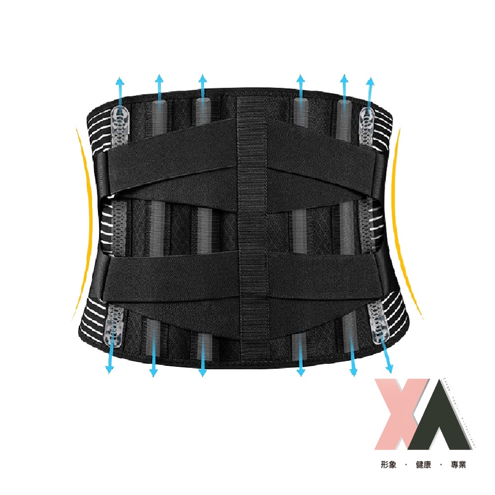【XA】日常保養型彈力牽引雙重加壓鋼板支撐護腰YD003(S-XXL超透氣/鋼板支撐/護腰/腰部/支撐/彈力/鋼板)