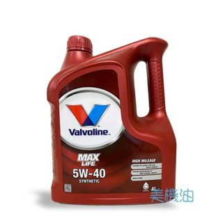 【美機油】VALVOLINE MAXLIFE 5W40 4L 合成 機油 A3/B4 SN