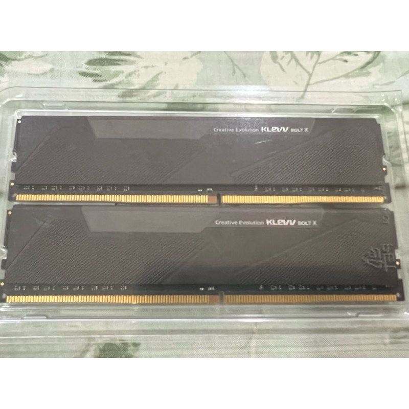 KLEVV(科賦) 記憶體16GB(8G*2)DDR4 3200 BOLT X系列 CL16 桌上型記憶體(RAM)