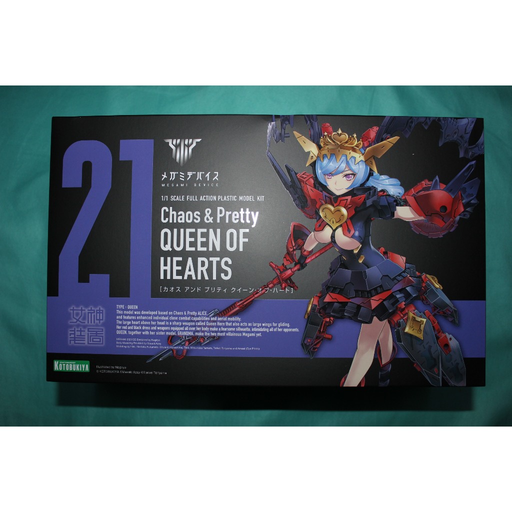 現貨 壽屋 組裝模型 Megami Device 女神裝置 21 Chaos &amp; Pretty 紅心女王