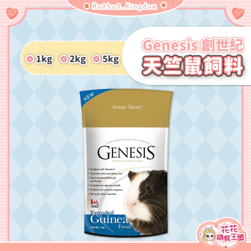 花花萌寵王國🎀 Genesis 創世紀 高級天竺鼠食譜 天竺鼠飼料 成天飼料 天竺鼠主食 天竺鼠糧 成天糧