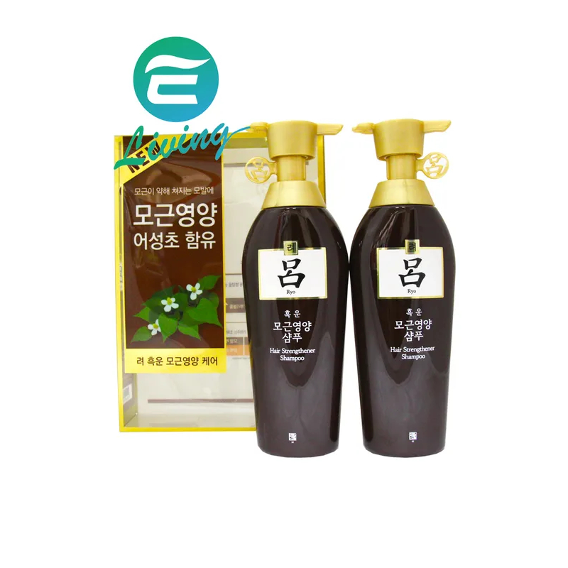 【易生活】呂 RYO 400ml*2罐/組 洗髮精 油性髮質適用 咖啡色 #75018